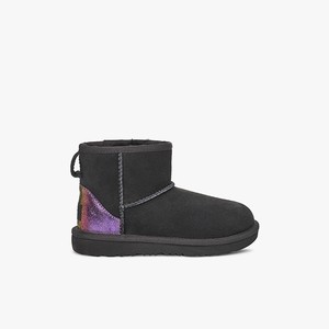 Ugg Classic Mini II Shimmer Kids Classic Boots Black (1675RGWOZ)